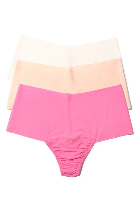 Breathe Assorted 3-Pack High Waist Thongs