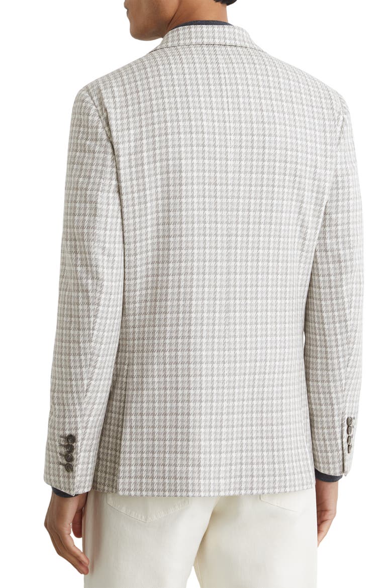 Canty Soft Grey Houndstooth Knit Sport Coat, Alternate, color, SOFT GREY