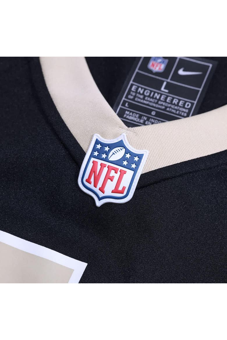 Men's Nike Ga'Quincy McKinstry Black New Orleans Saints  Player Game Jersey, Alternate, color, Black