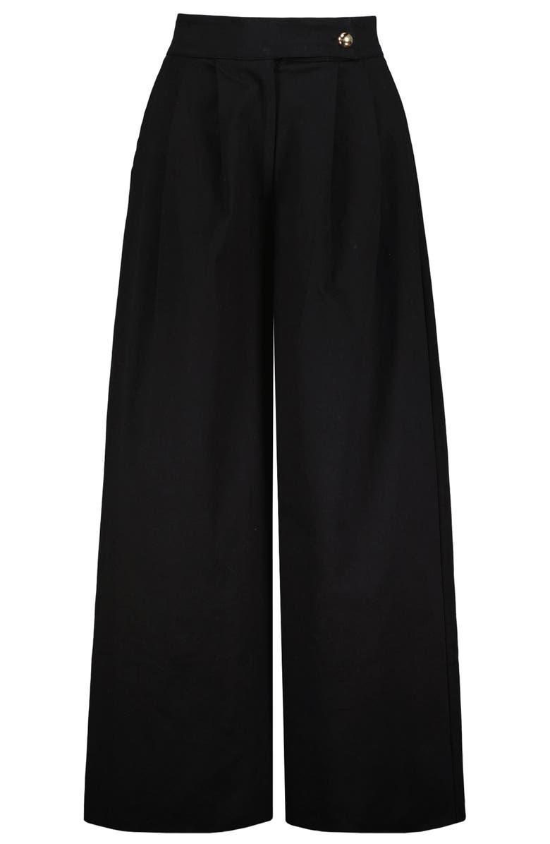 Bishop + Young Alessandro Wide Leg Pant, Alternate, color, Black