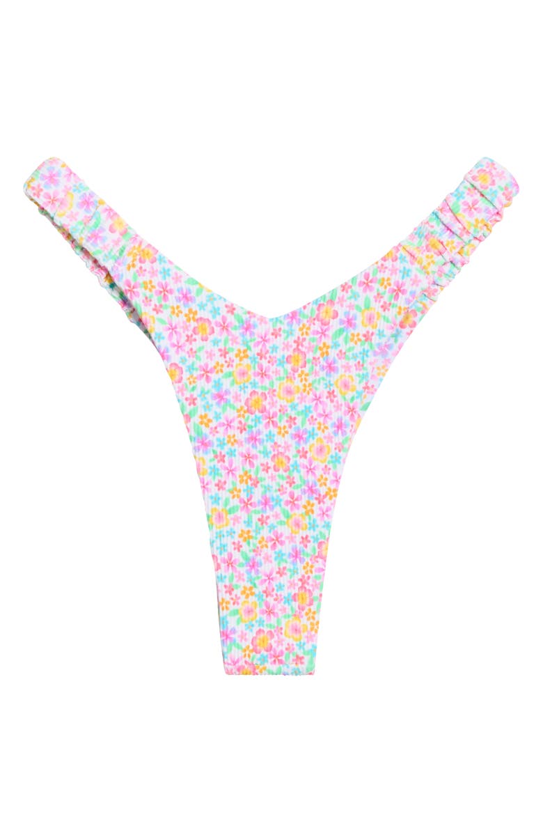 Kulani Kinis Retro Y-Cut Bikini Bottoms, Alternate, color, Field Trip