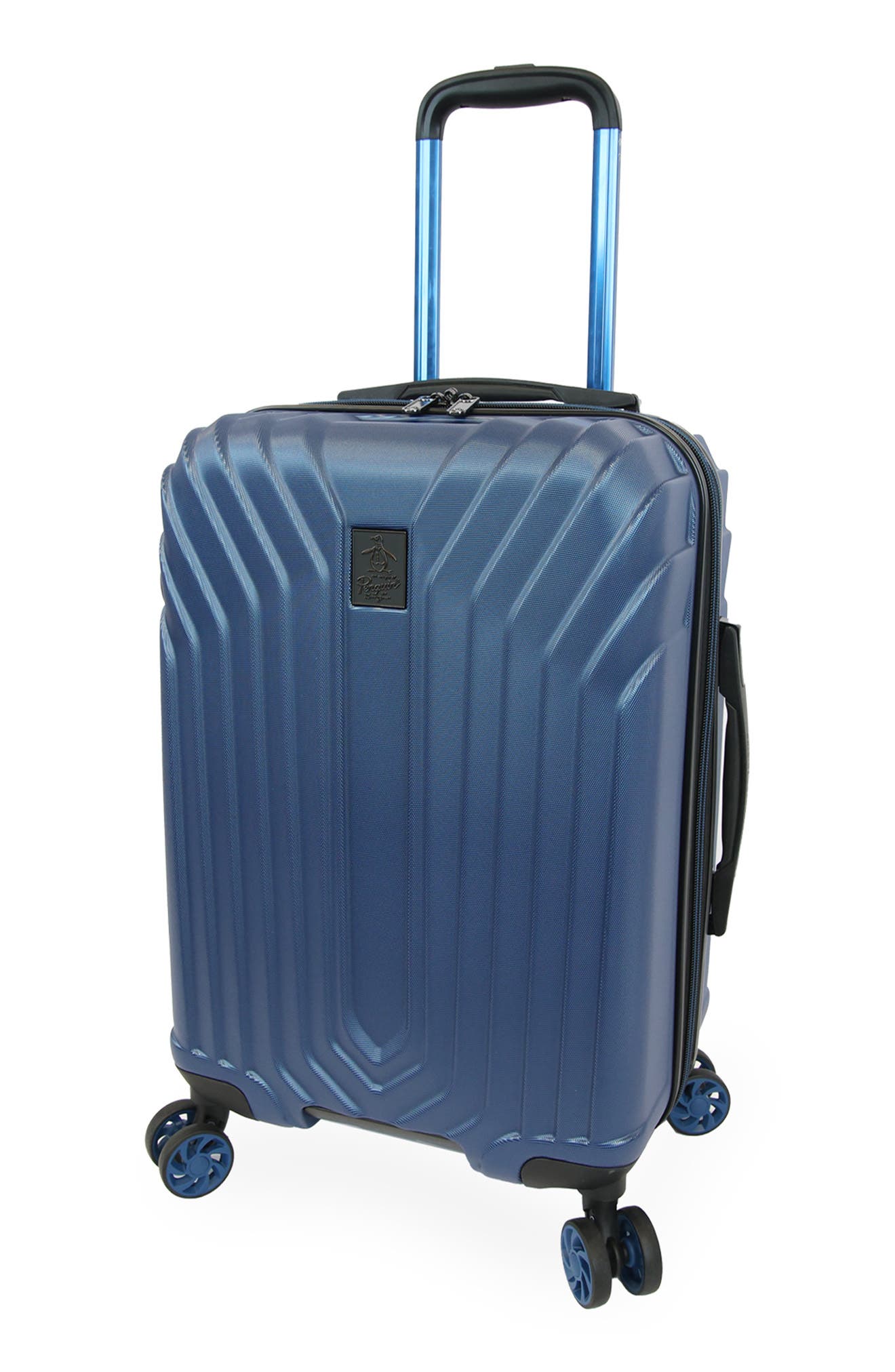 Original Penguin Blake XL 3-Piece Hardside Luggage Set, Alternate, color, Metallic Blue