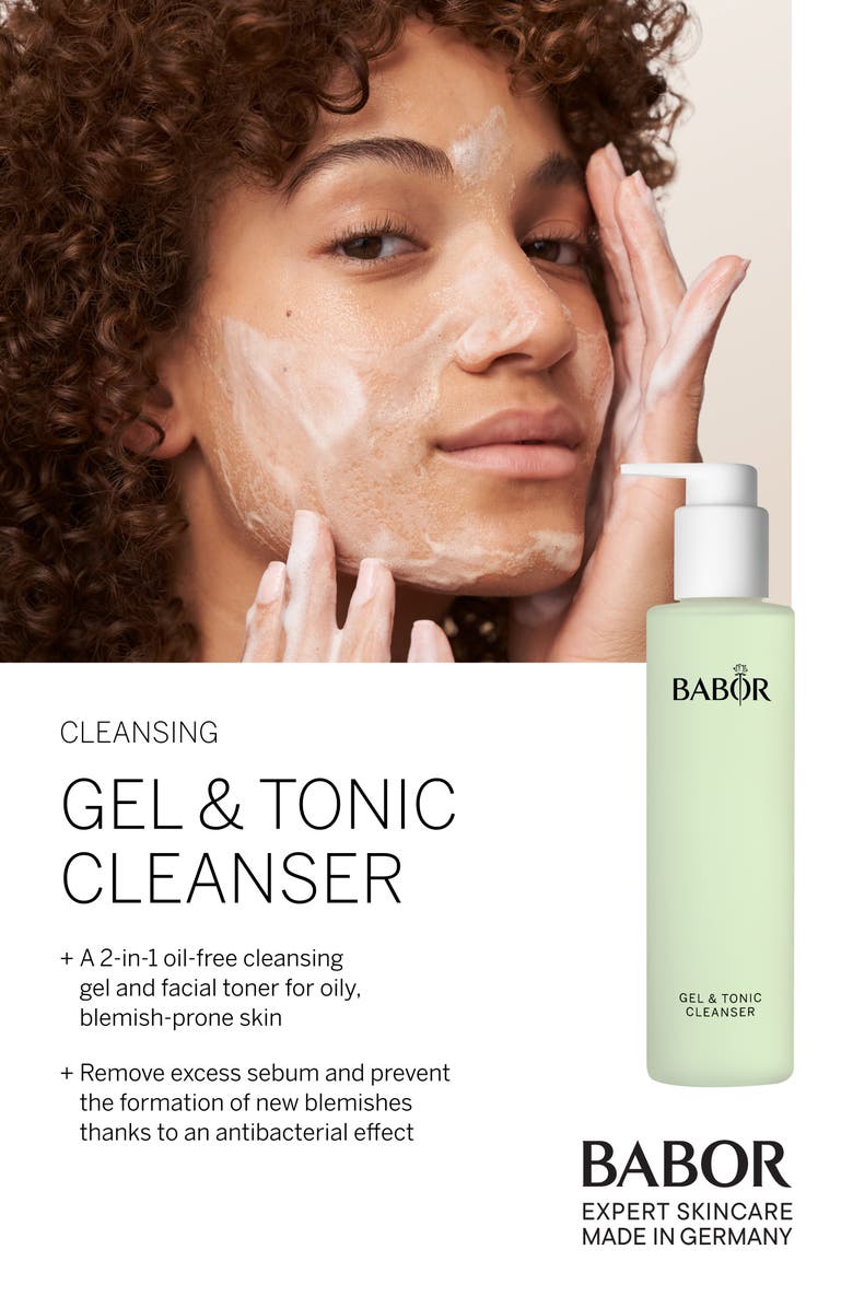 BABOR Gel & Tonic Cleanser, Alternate, color,