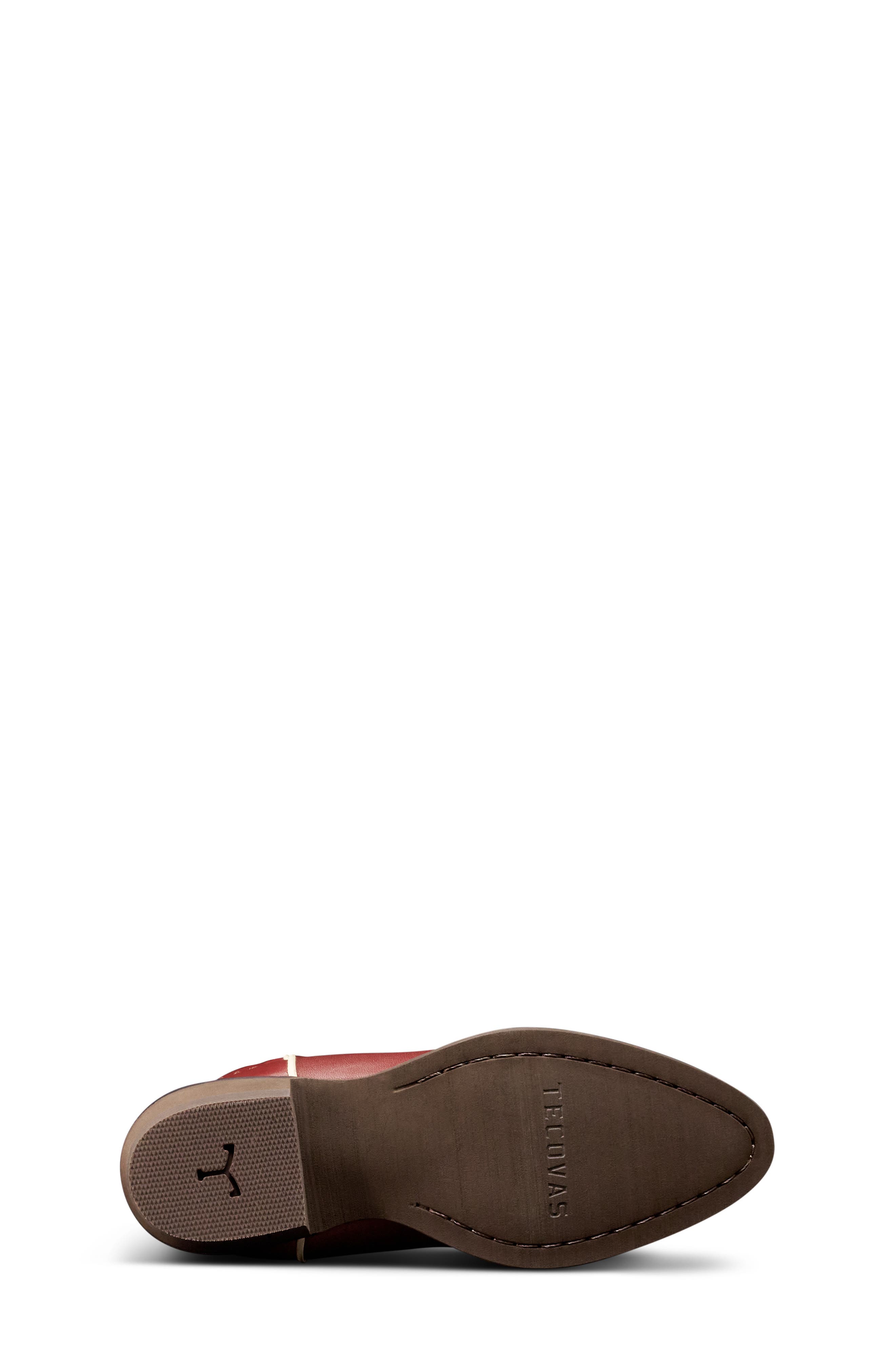 Tecovas Kids' The Annie Western Boot, Alternate, color, Scarlet