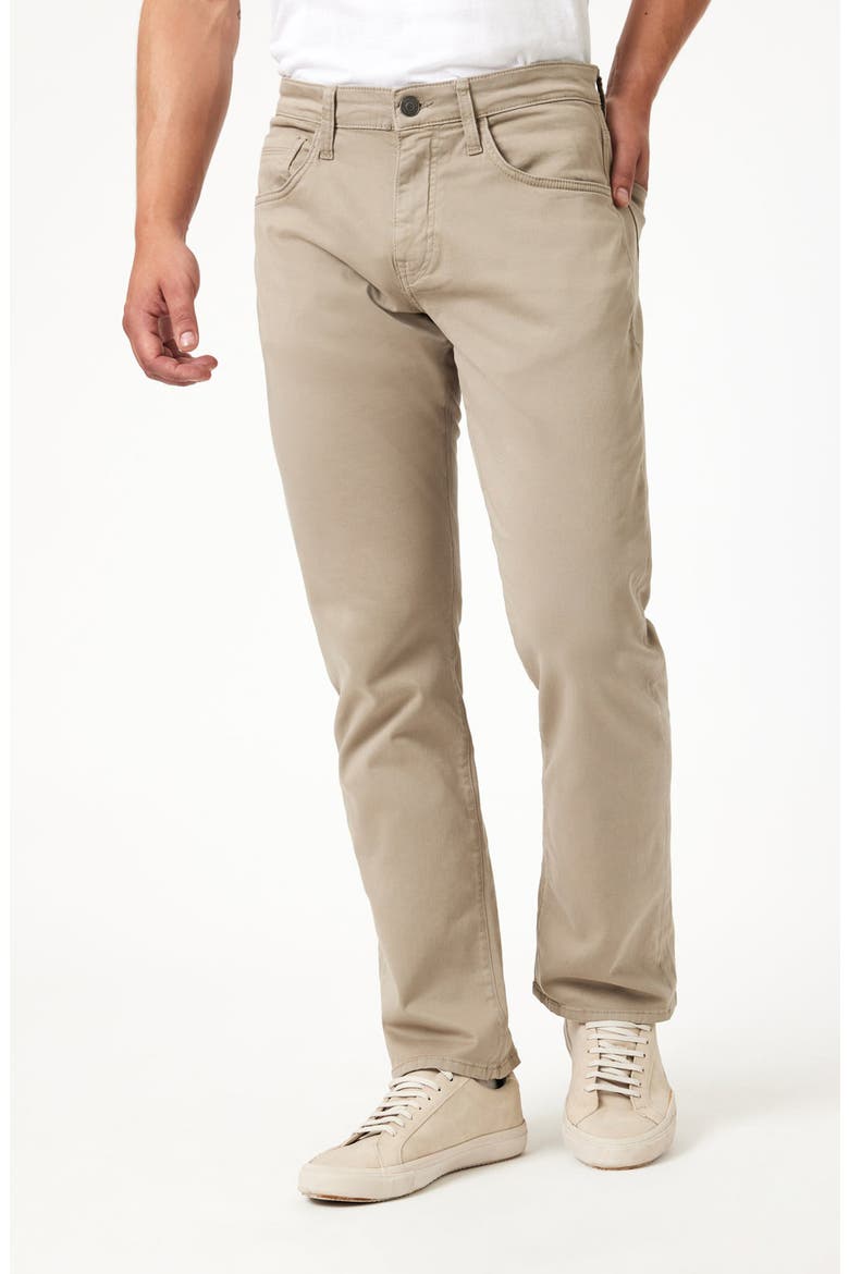Matt Relaxed Straight Leg Twill Pants, Main, color, SAND CASUAL TWILL