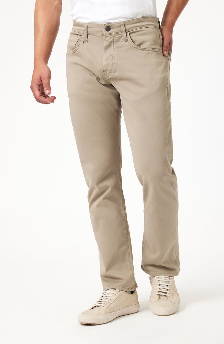 Mavi Jeans Matt Relaxed Straight Leg Twill Pants, Main, color, Sand Casual Twill