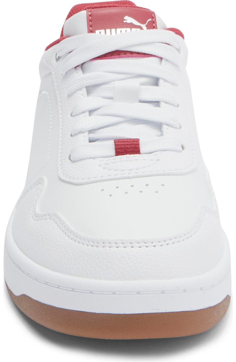PUMA Court Classy Sneaker, Alternate, color, Puma White-Puma Silver-Port