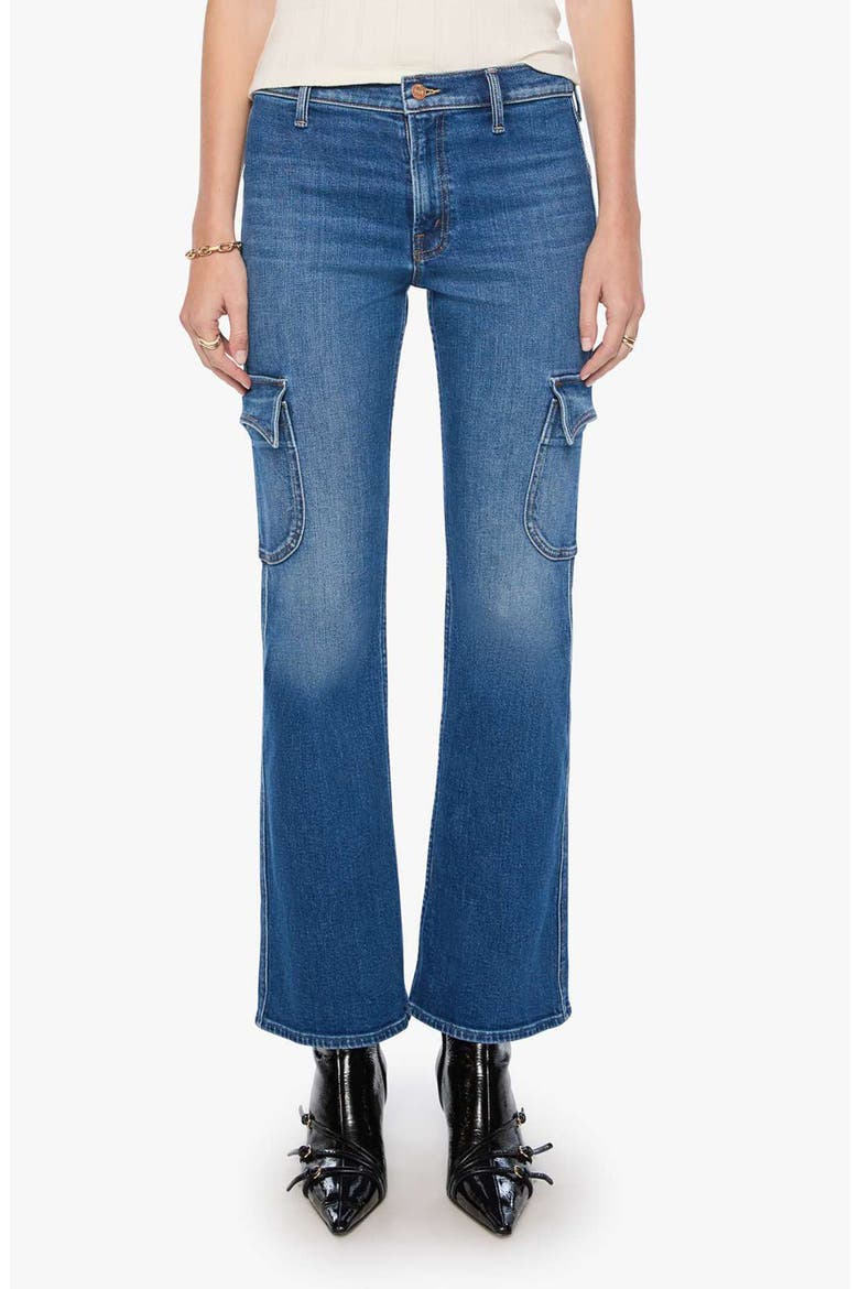 The Draw Hustler Skimp Flare Leg Cargo Jeans, Main, color, SPARE ME THE DRAMA