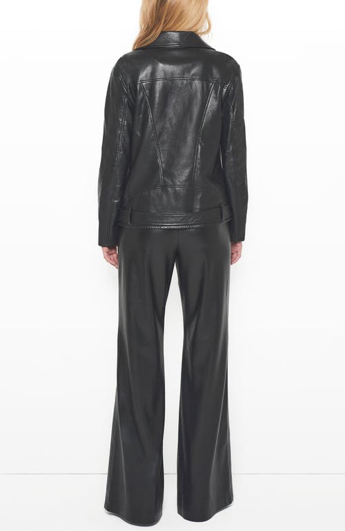 As By Df Brando Recycled Leather Boyfriend Jacket In Black