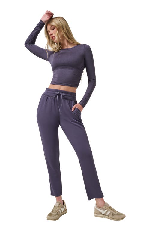 Travismathew Skyloft Soft Ankle Pants In Purple