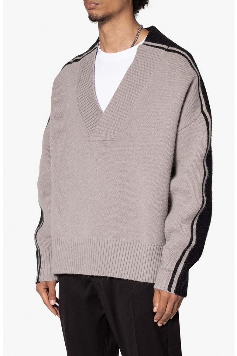 University Sweater, Alternate, color, BLACK/ GREY