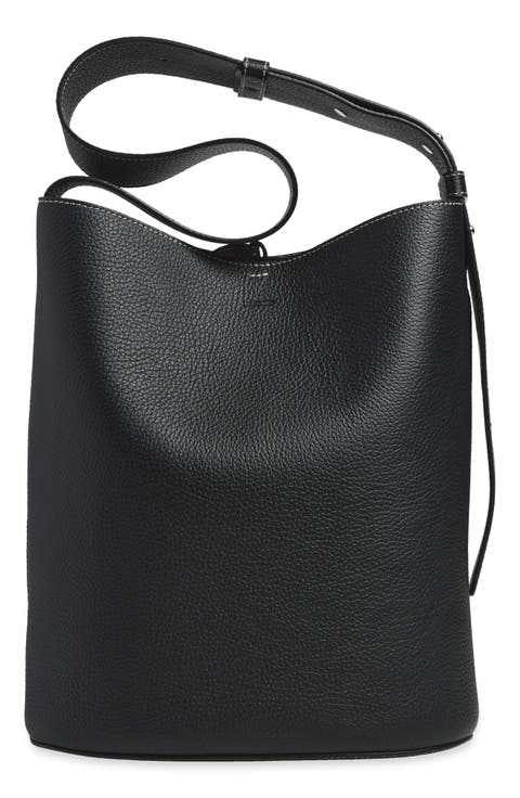 Norma Leather Bucket Tote