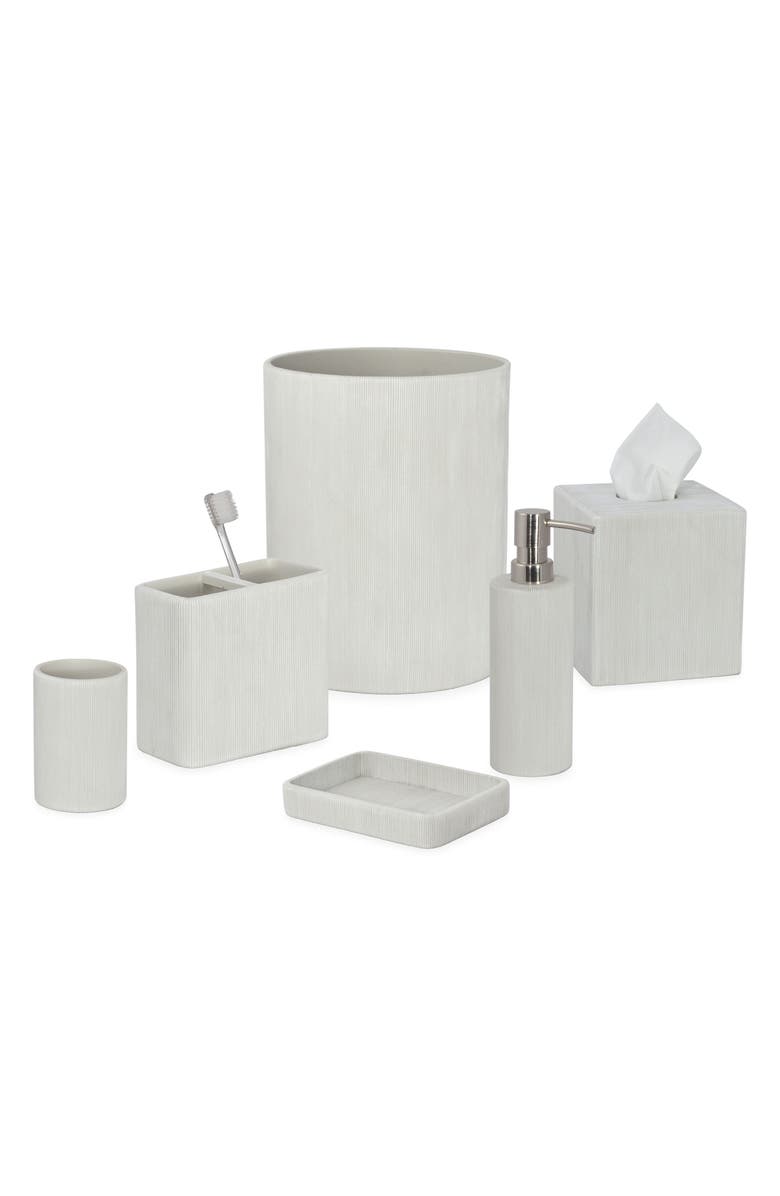 DKNY Fine Lines Ceramic Tissue Box Cover, Alternate, color,