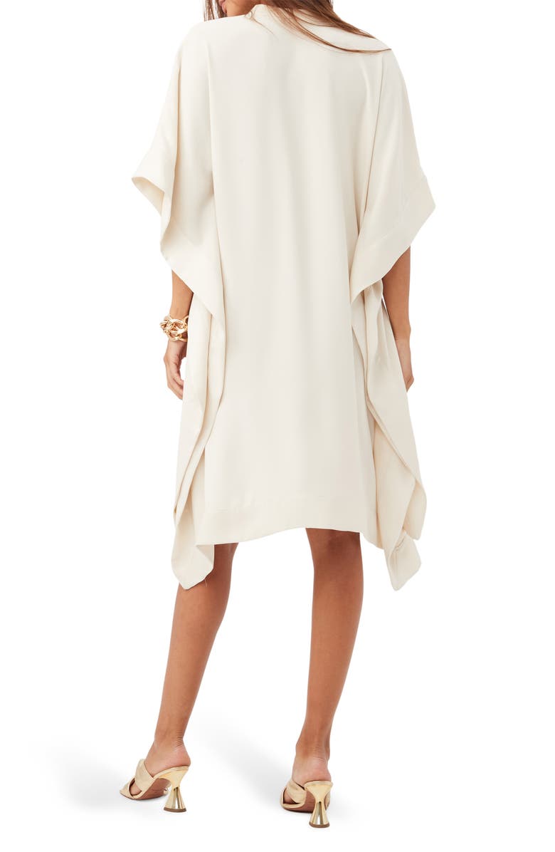 Trina Turk Landmark Caftan Dress, Alternate, color, Buoy Beige