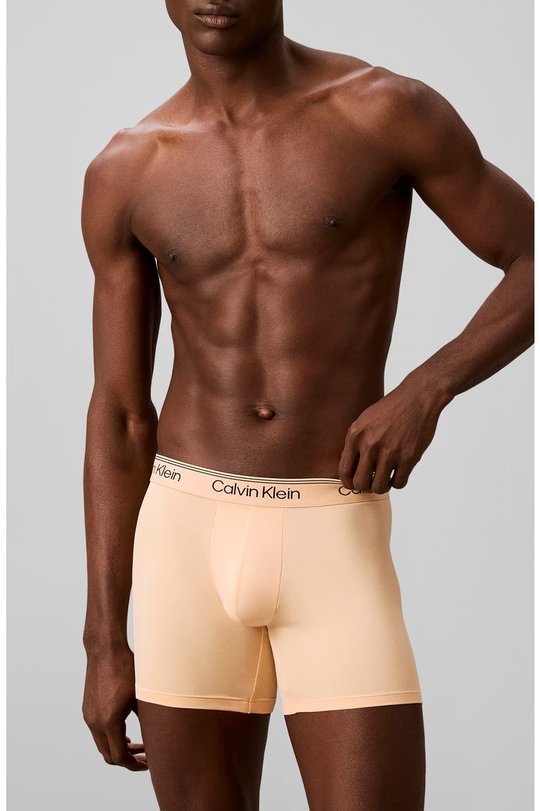 Assorted 3-Pack Microfiber Boxer Briefs, Main, color, GULF BLUE/ LIGHT CAST/ PEACH