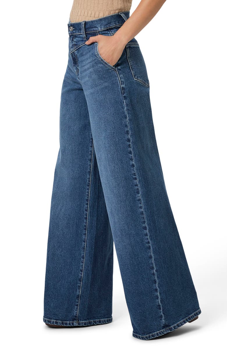 PAIGE Cameron V-Yoke High Waist Super Wide Leg Jeans, Alternate, color, Katerina