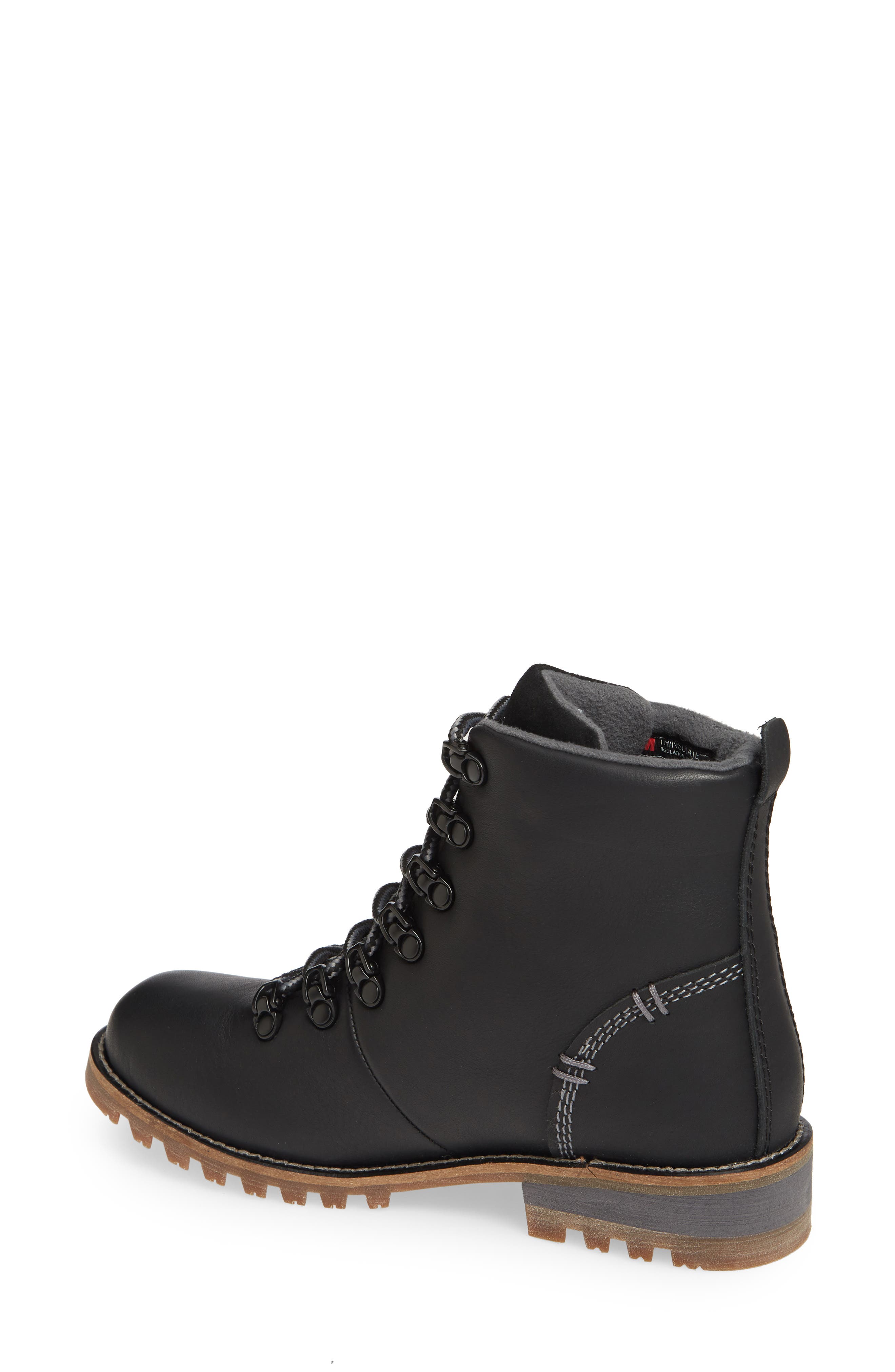 Fernie Waterproof Insulated Boot, Alternate, color, BLACK LEATHER
