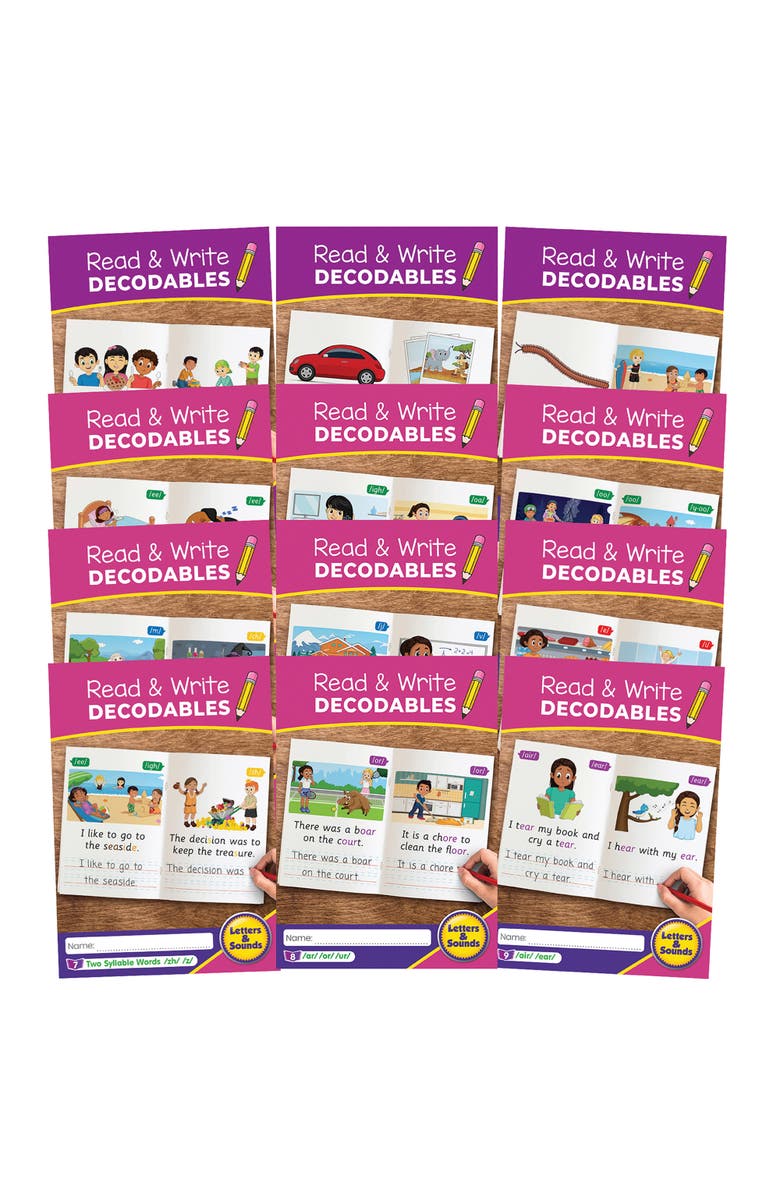 Junior Learning Read & Write Decodables Set B The Science of Reading, Main, color, Multicolored