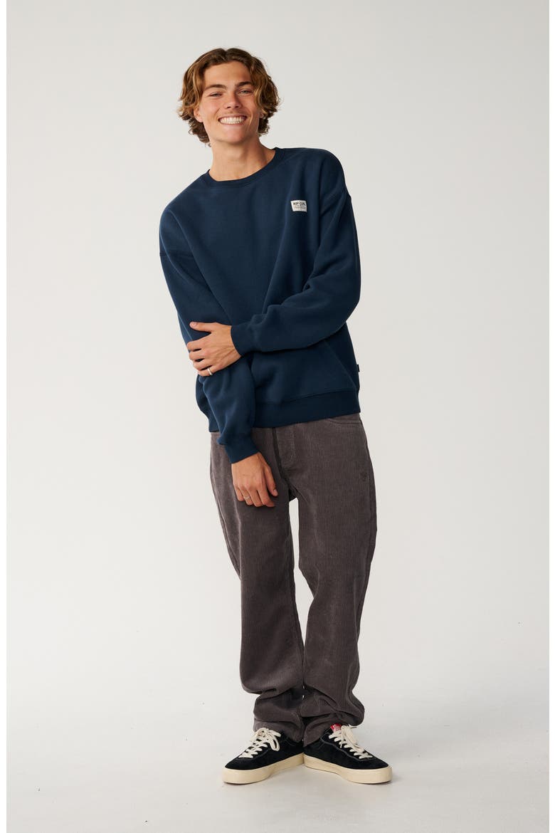Pacific Rinse Graphic Cotton Blend Sweatshirt, Alternate, color, DARK NAVY