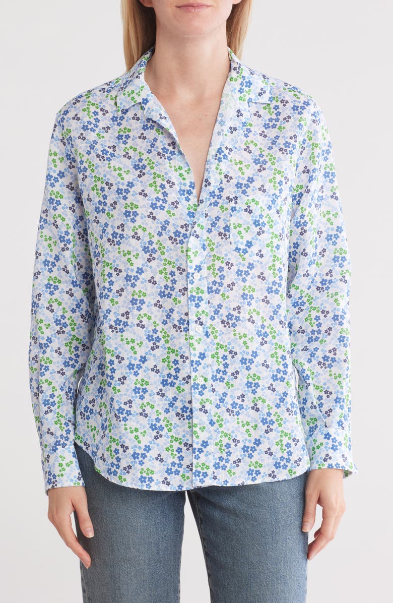 Frank & Eileen Eileen Relaxed Fit Floral Button-Up Shirt, Main, color,