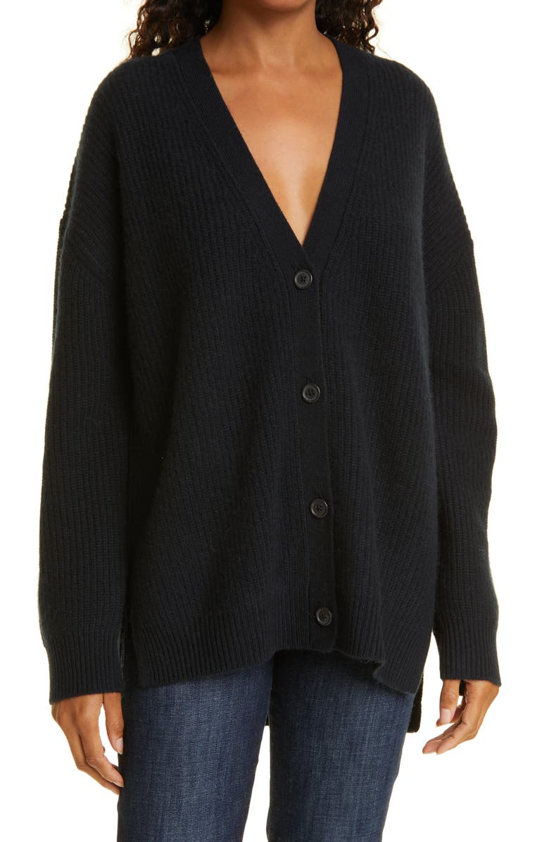 Nordstrom Signature V-Neck Cashmere Cardigan, Main, color,