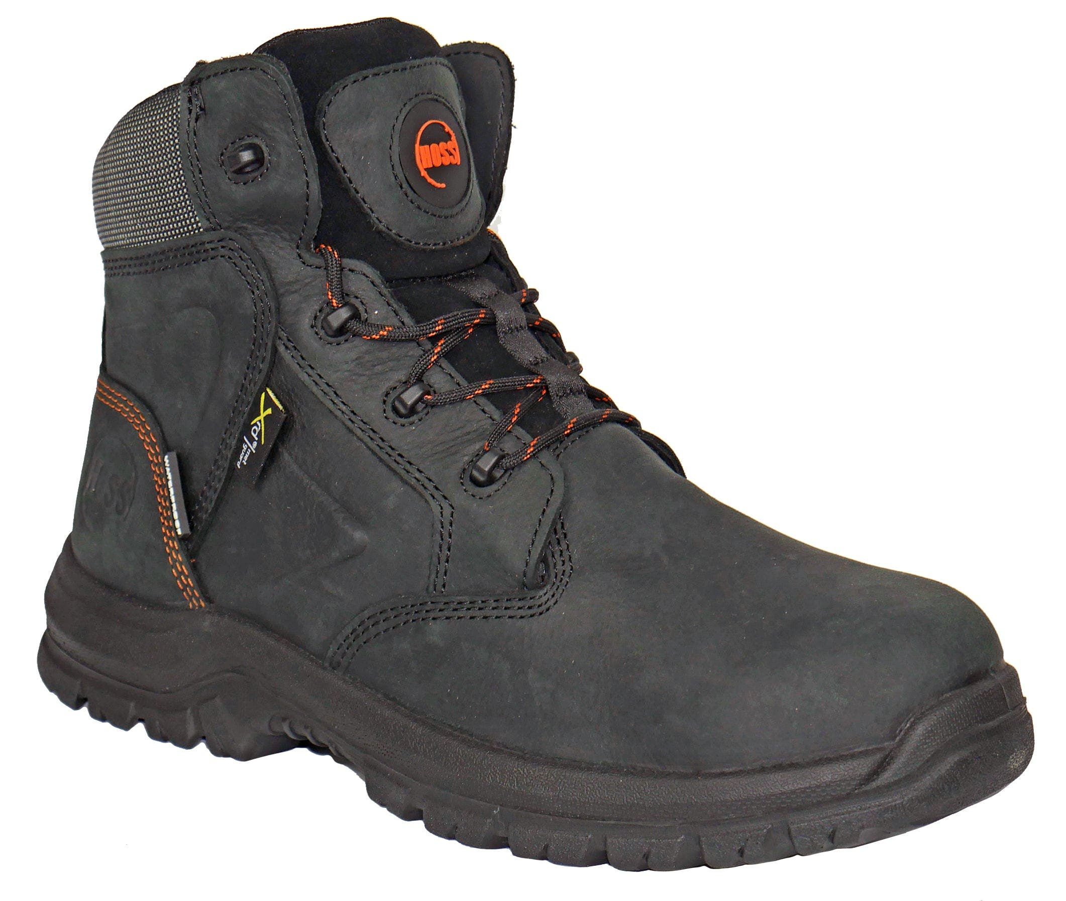 Hoss Boot Company HOSS Prowl Composite Toe Met Guard Work Boot, Main, color, Black