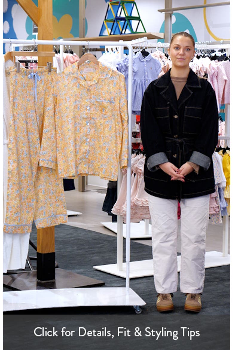 Carly Floral Print Cotton Sateen Pajamas video