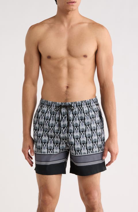 Jake Print Swim Trunks