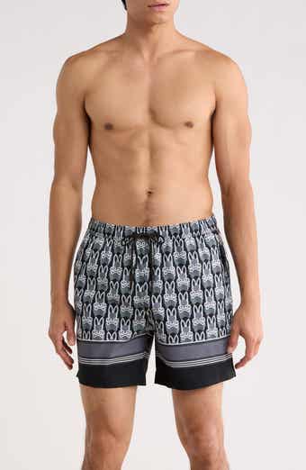 Psycho Bunny Jake Print Swim Trunks