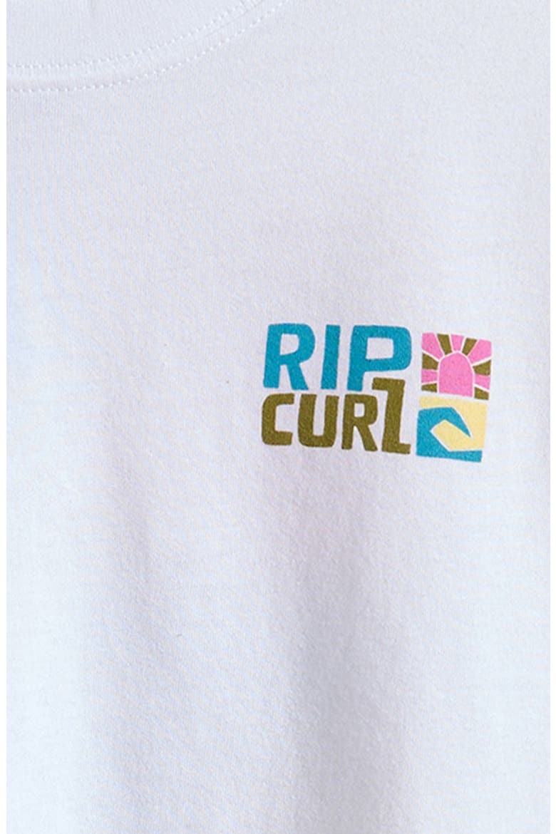 Kids' Island Cotton Cropped T-Shirt, Alternate, color, WHITE