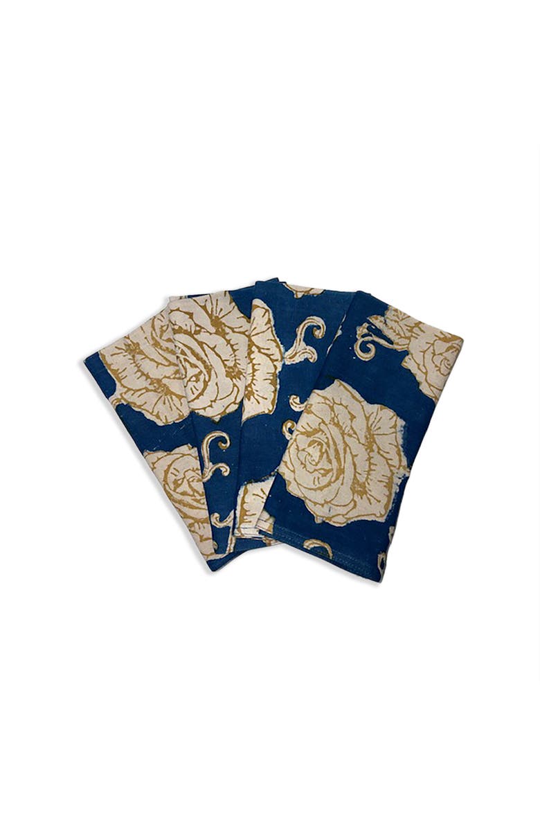 Ichcha Organic Cotton Napkins - Set of 4, Main, color, Rose Gold