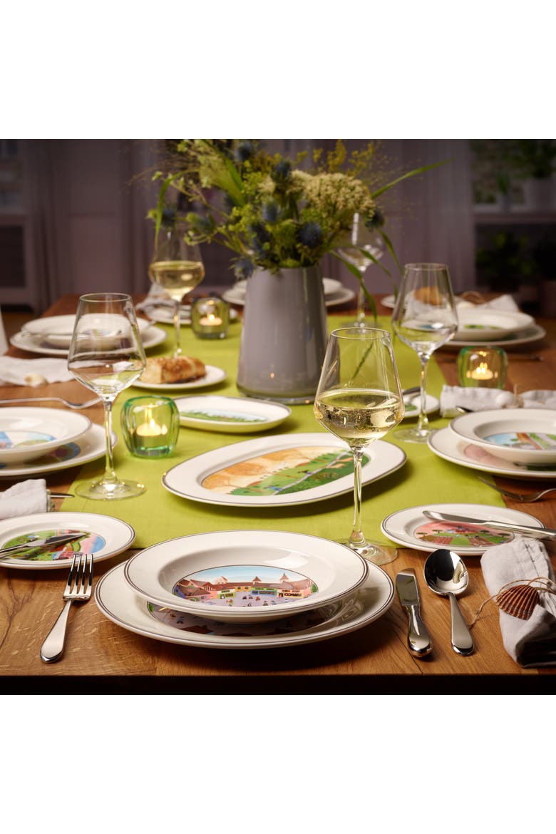 Design Naif Dinner Plate #6 Hunter & Dog, Alternate, color, None