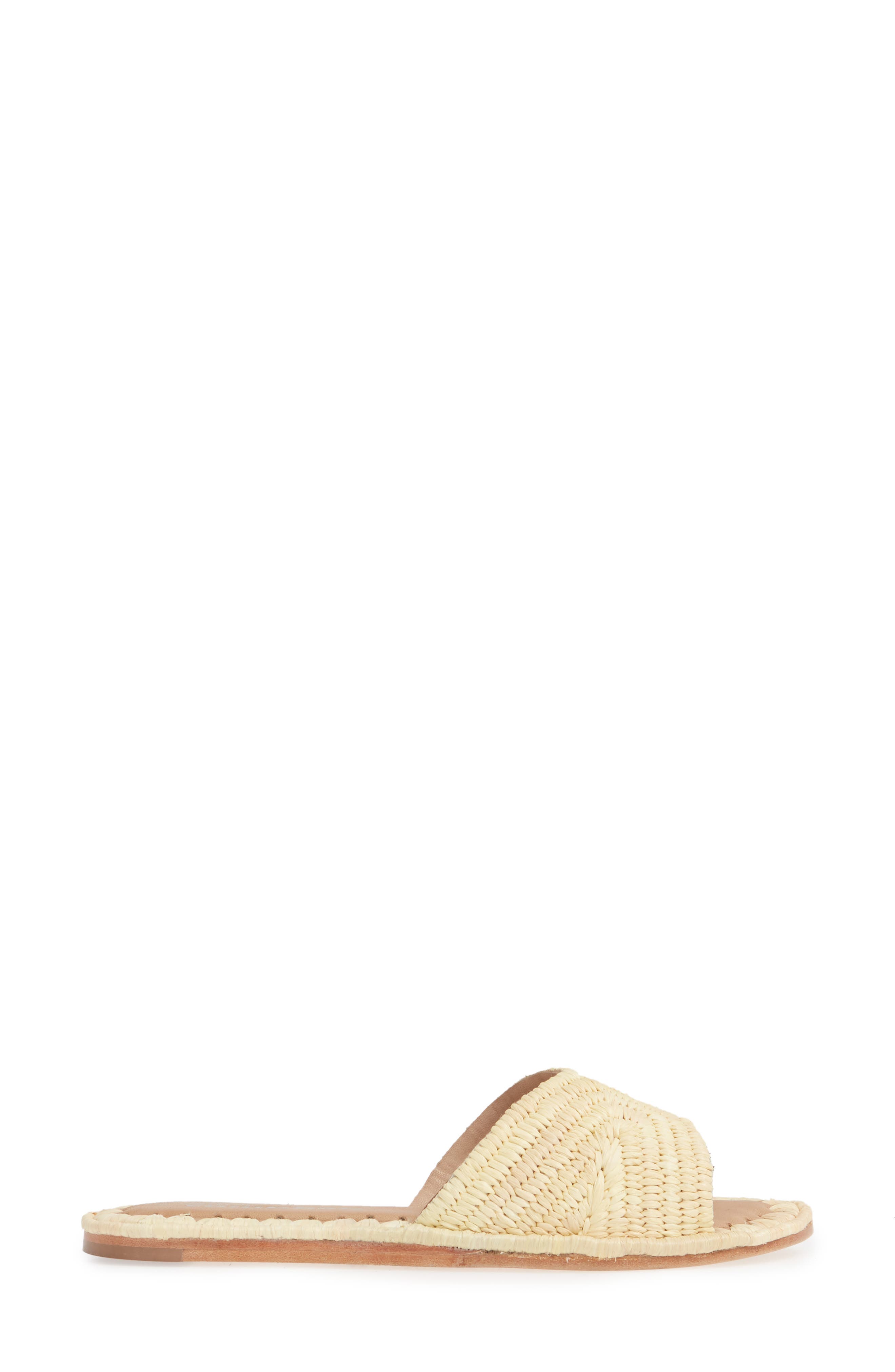 Jeffrey Campbell Dane Raffia Slide Sandal, Alternate, color, 