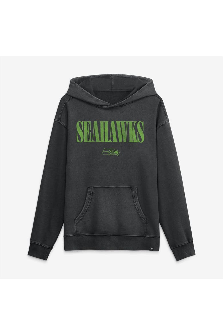 Men's Fanatics Black Seattle Seahawks Relaxed Intense Rivalry French Terry Hoodie, Alternate, color, Black