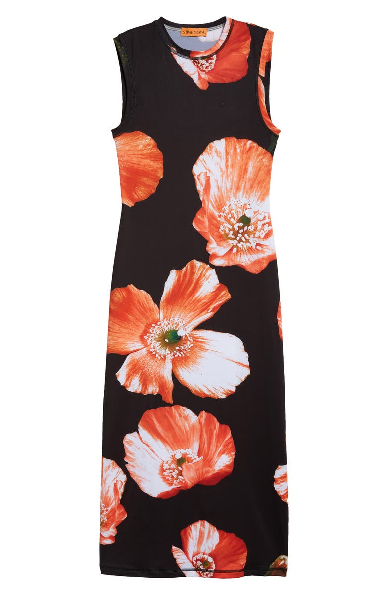 Stine Goya Danya Floral Knit Midi Dress, Alternate, color, 