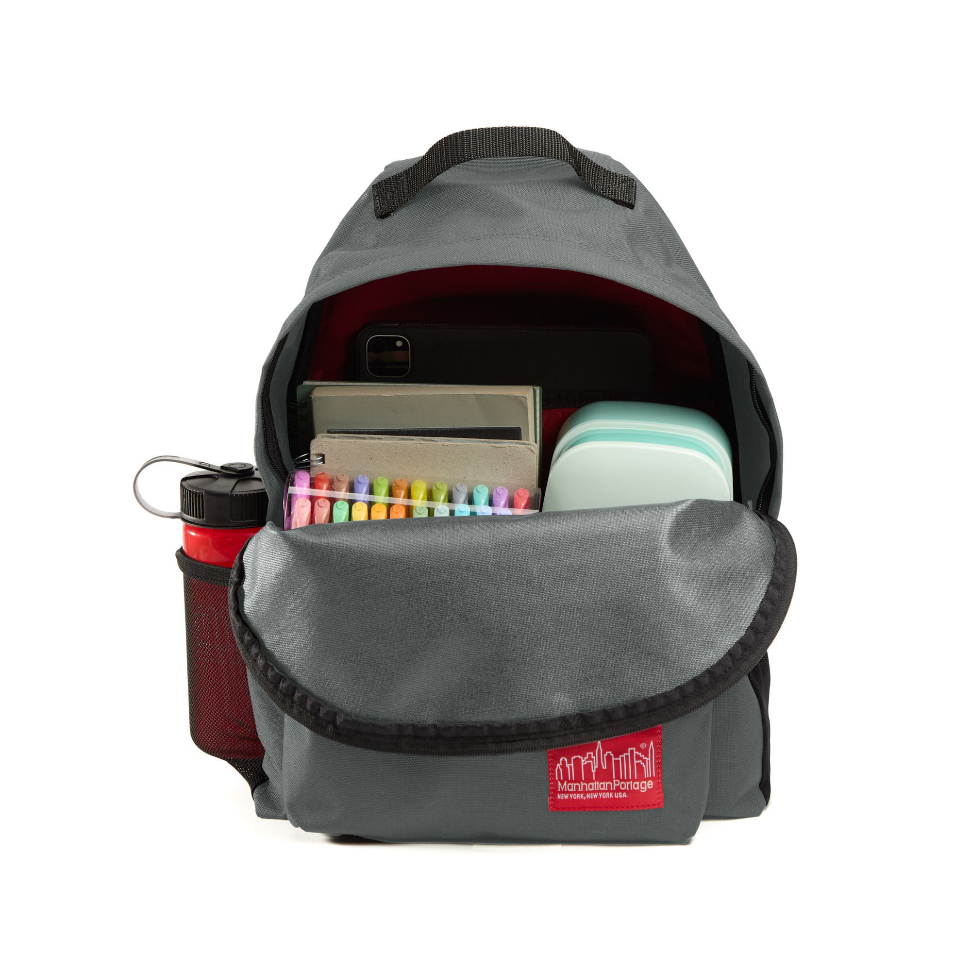 Manhattan Portage Big Apple Backpack, Alternate, color, Grey
