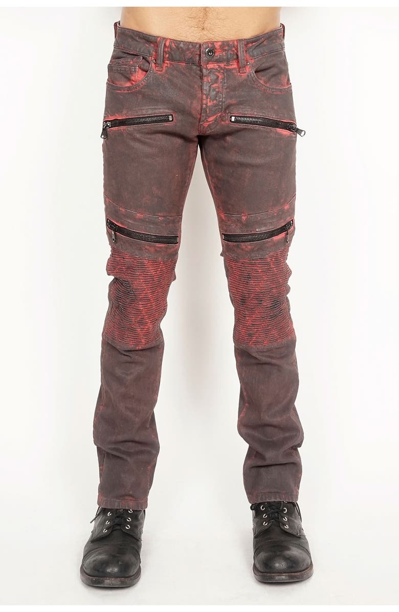 Cult of Individuality Greaser Moto Jeans, Main, color,