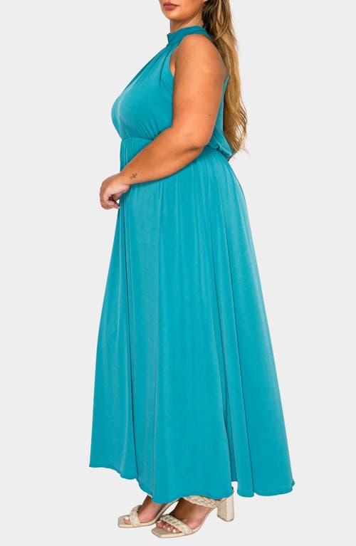 L I V D Cassia Maxi Dress In Blue