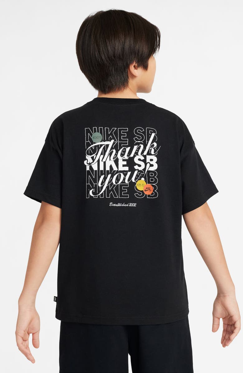 Nike Kids' SB Graphic T-Shirt, Alternate, color, Black