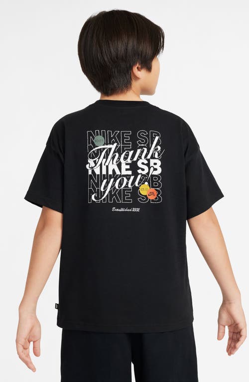 Nike Kids' Sb Graphic T-shirt In Black