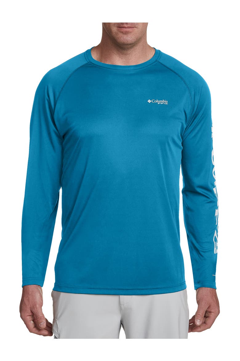 Big & Tall Terminal Tackle Shirt, Main, color, BLUE ECHO
