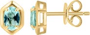 EFFY Oval Aquamarine Stud Earrings
