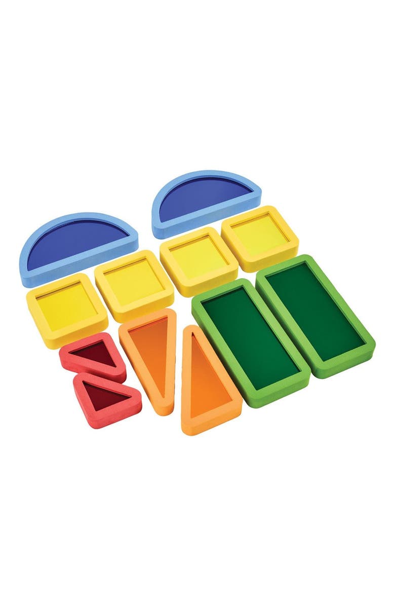 Kaplan Early Learning Company Mirror Foam Blocks - 12 Pieces, Main, color, Multicolored