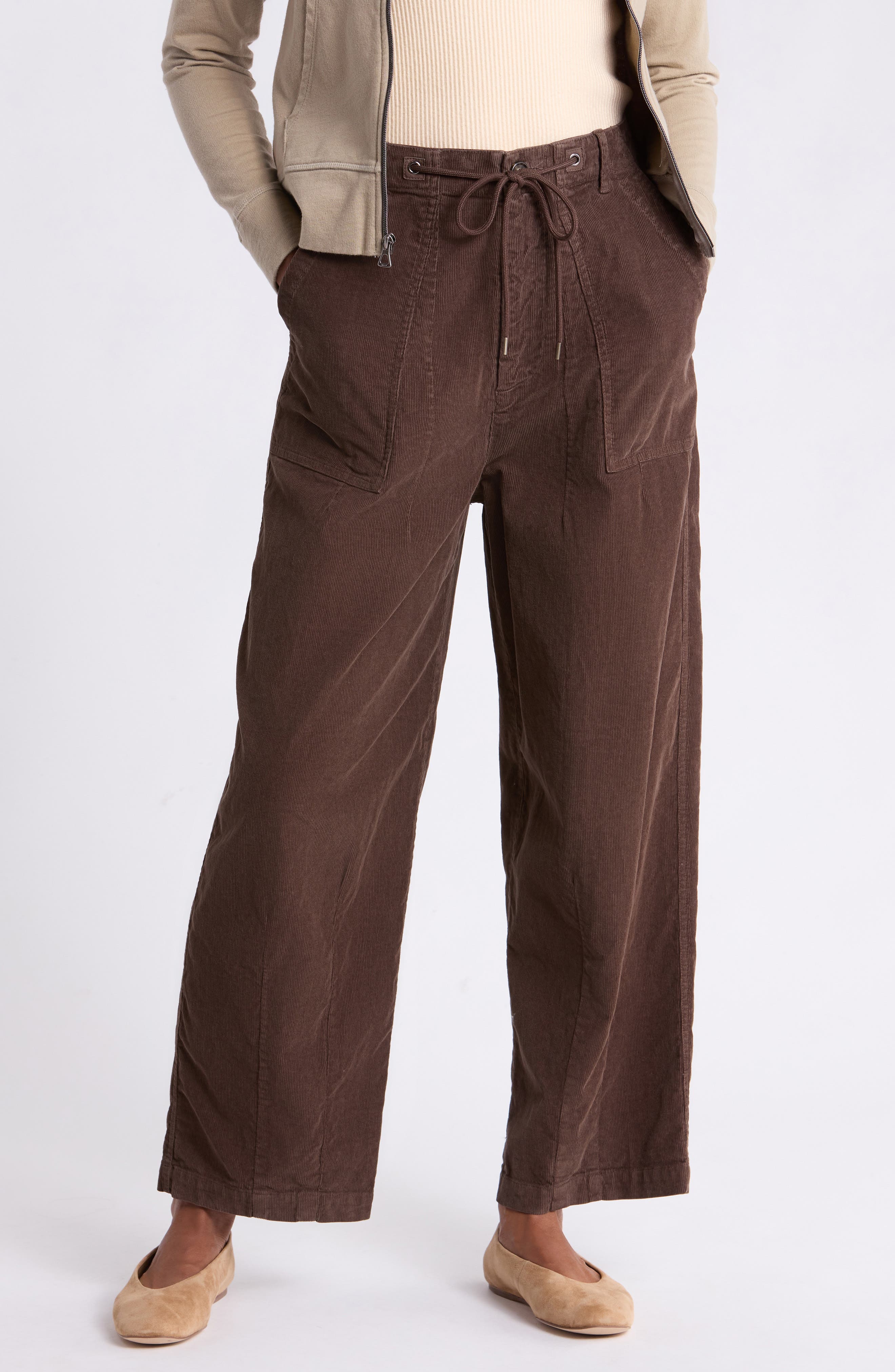 Fine Wale Corduroy Military Pants