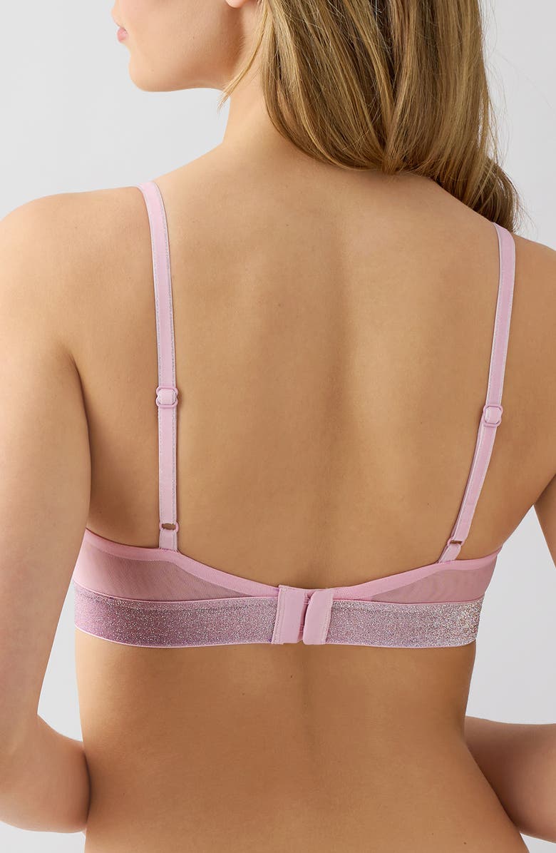 b.tempt'd by Wacoal Room Service Wire Free Bra, Alternate, color, Pink Nectar