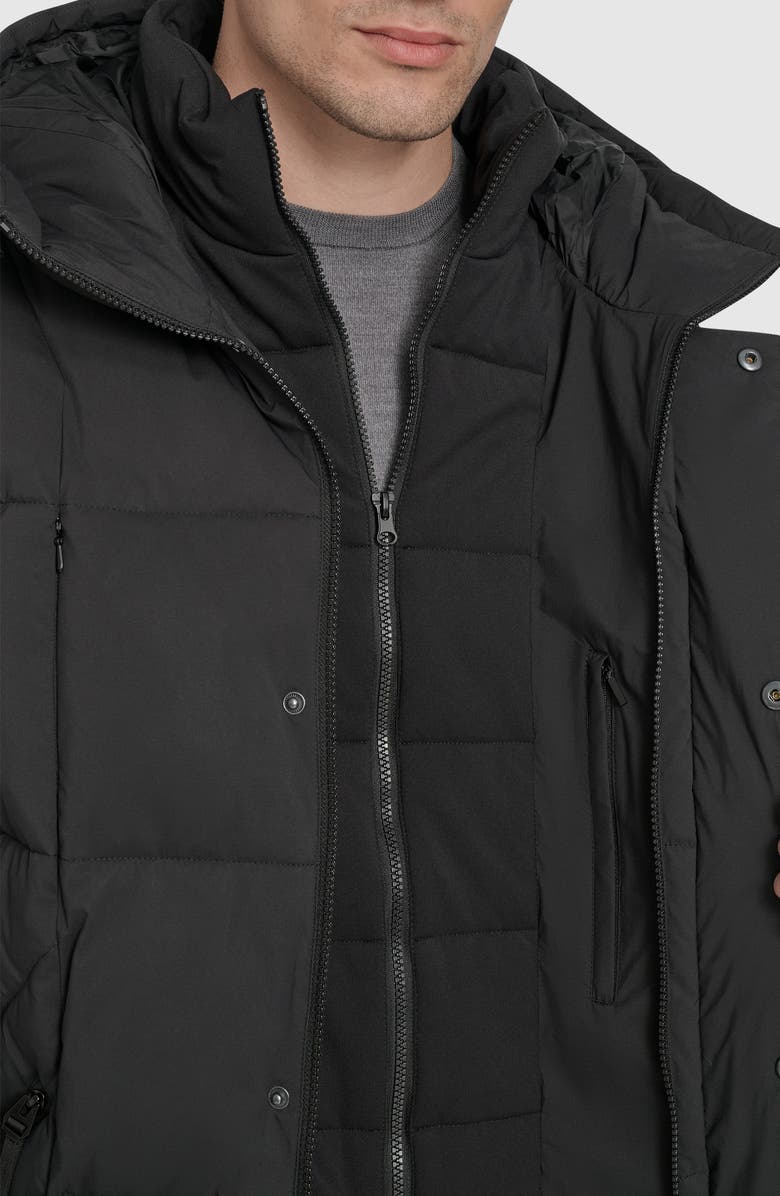 Andrew Marc The Millstream Parka, Alternate, color, Black