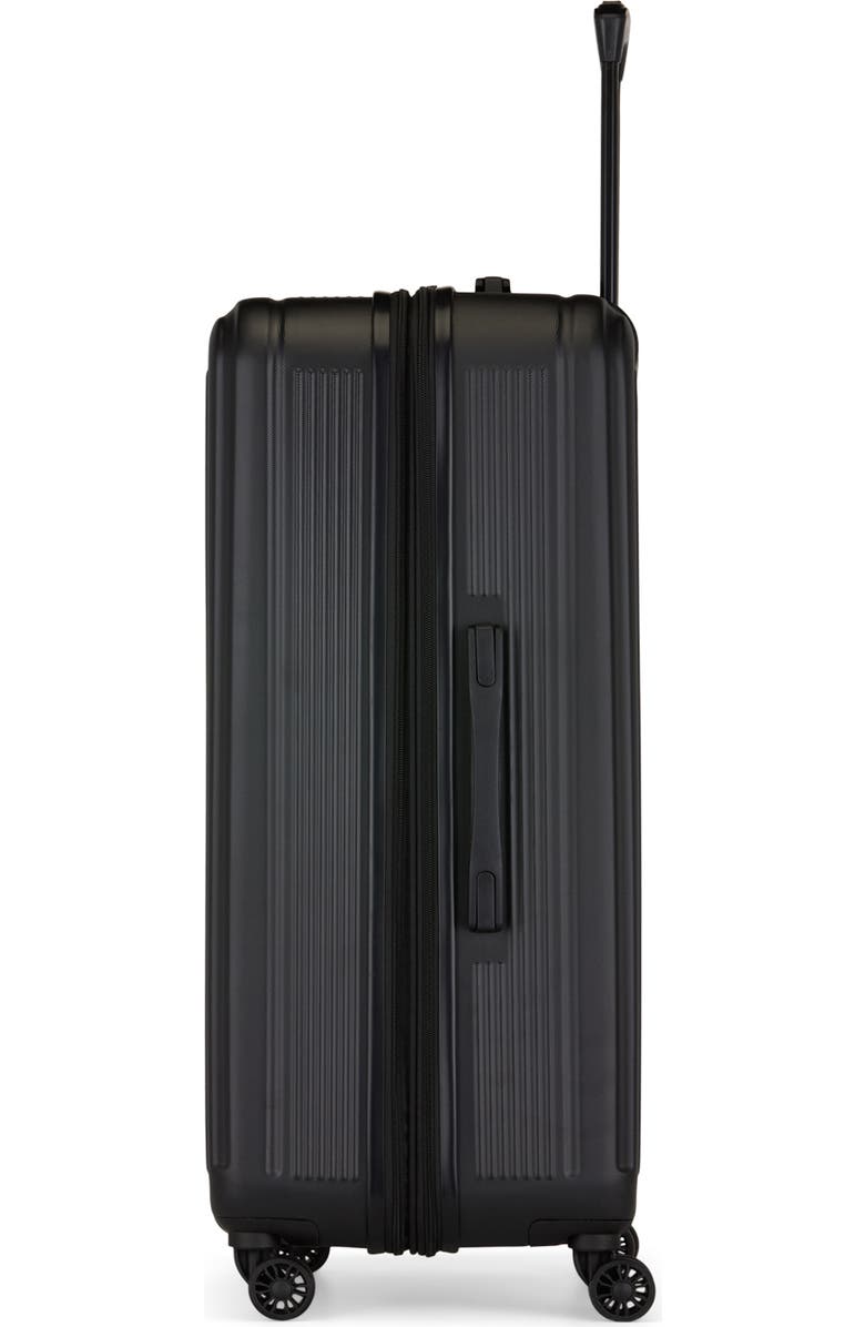 bugatti Singapore Hardside Check-In Large Luggage with Expansion, Alternate, color, Black