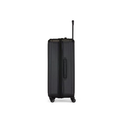 Bugatti Singapore Hardside Check-in Large Luggage With Expansion In Black