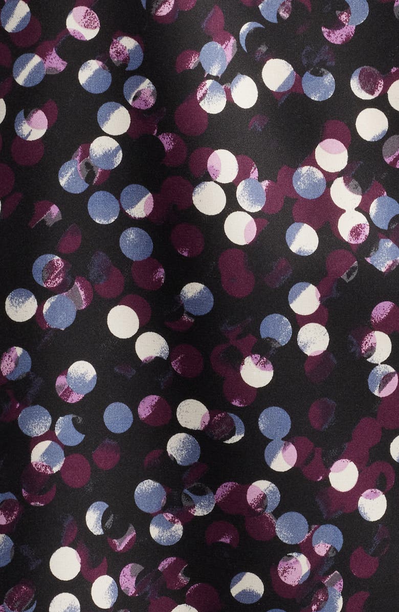 Anne Klein Polka Dot Short Sleeve Top, Alternate, color, 