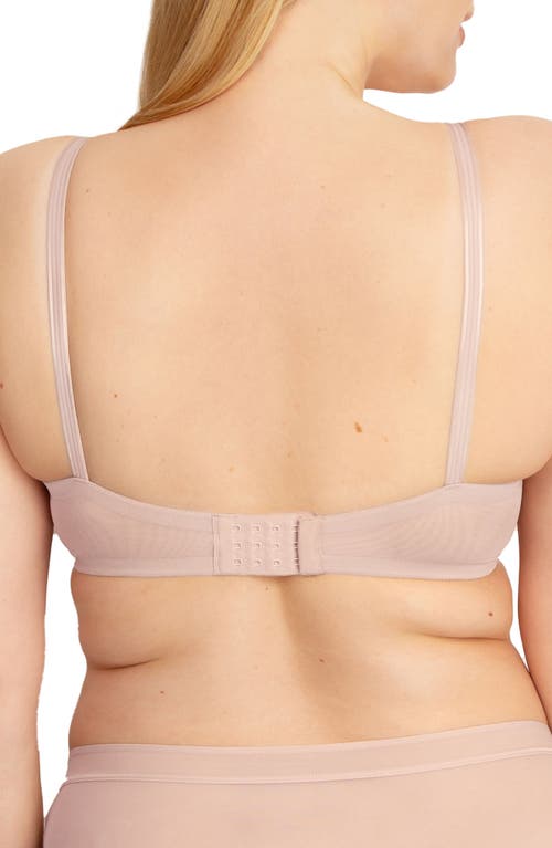 Hanky Panky Underwire Lined Mesh Plunge Bra In Chai